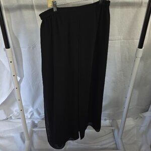 JR Nites size 14 black wide leg pants